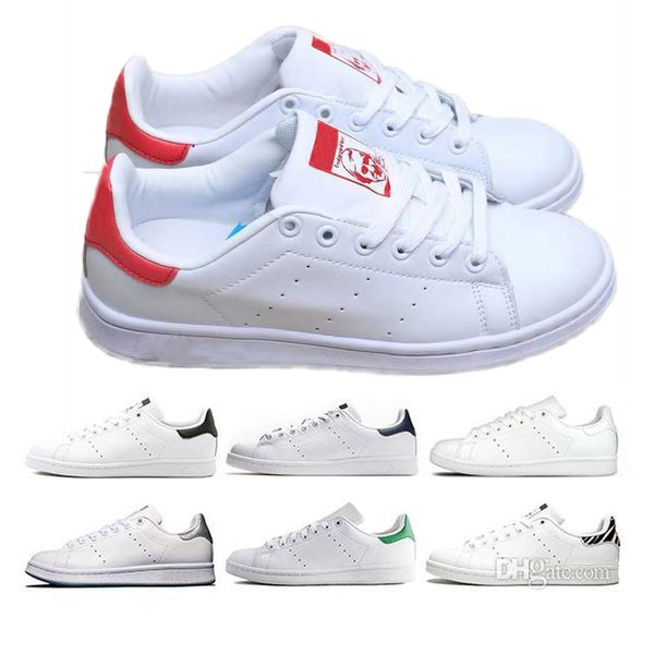 2020 designer shoes original smith men women fashion platform sneakers triple black white leather comfortable flat casual shoe size 36-44
2020 designer shoes original smith men women fashion platform sneakers triple black white leather comfortable flat casual shoe size 36-44