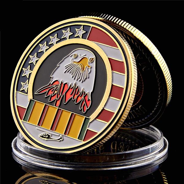 Welcome Home Brother Gold Plated Commemorative Challenge US Army Gold Eagle Coin Art Collectible Home Decoration
Welcome Home Brother Gold Plated Commemorative Challenge US Army Gold Eagle Coin Art Collectible Home Decoration