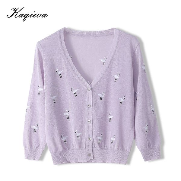 women's knits & tees small coat summer cardigan wear ice silk sunscreen air conditioning shirt thin short v-neck fashion sweater, White
women's knits & tees small coat summer cardigan wear ice silk sunscreen air conditioning shirt thin short v-neck fashion sweater, White