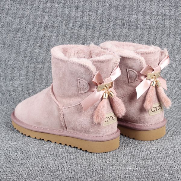 size 34 to 43 grade australia snow boots adorable bowknot cowskin real leather thick fur boots designer shoes tradingbear, Black
size 34 to 43 grade australia snow boots adorable bowknot cowskin real leather thick fur boots designer shoes tradingbear, Black