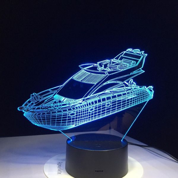 yacht boat 3d led table lamp 7 color visual atmosphere night light for kids gifts usb lampara baby sleep lighting luminaria
yacht boat 3d led table lamp 7 color visual atmosphere night light for kids gifts usb lampara baby sleep lighting luminaria