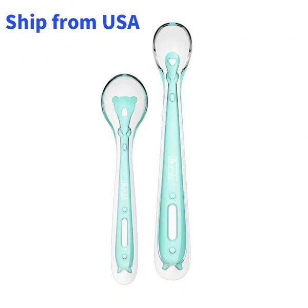 ship from usa) silicone baby spoon first stage feeding spoon for infant baby set gum friendly bpa free
ship from usa) silicone baby spoon first stage feeding spoon for infant baby set gum friendly bpa free
