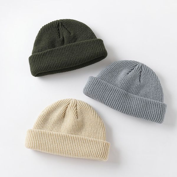 new fashion men's beanie winter knit hat boy skullcap sailor cap cuffs retro navy short hat solid color autumn warm cap
new fashion men's beanie winter knit hat boy skullcap sailor cap cuffs retro navy short hat solid color autumn warm cap