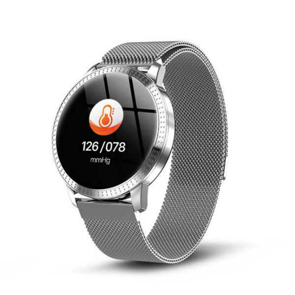 fashion women quartz watch waterproof ip67 blood pressure monitoring metal starp multi sport modes smart watch wrist band, Slivery;brown
fashion women quartz watch waterproof ip67 blood pressure monitoring metal starp multi sport modes smart watch wrist band, Slivery;brown