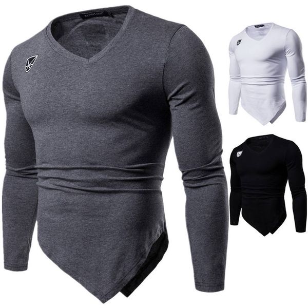 нерегулярный mens конструктора tshirts пуловер с длинным рукавом мужской tees вскользь подросток tops, White;black
нерегулярный mens конструктора tshirts пуловер с длинным рукавом мужской tees вскользь подросток tops, White;black