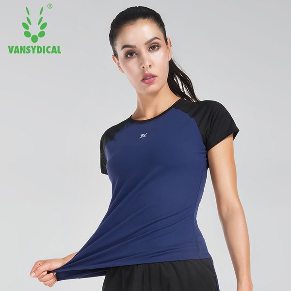 vansydical running shirts women's yoga tees training workout short sleeve quick dry sports women shirts, Black;blue
vansydical running shirts women's yoga tees training workout short sleeve quick dry sports women shirts, Black;blue