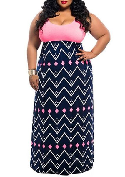 summer women plus size clothing sleeveless maxi dresses print dresses elegant big large size stretch clothing, Black;gray
summer women plus size clothing sleeveless maxi dresses print dresses elegant big large size stretch clothing, Black;gray
