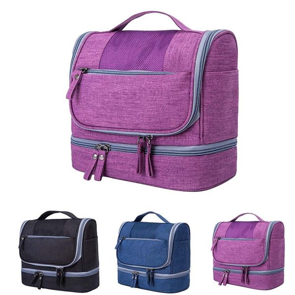 two compartment dry and wet separator cosmetic bags solid color hanging tote cosmetic bag large capacity waterproof bag
two compartment dry and wet separator cosmetic bags solid color hanging tote cosmetic bag large capacity waterproof bag