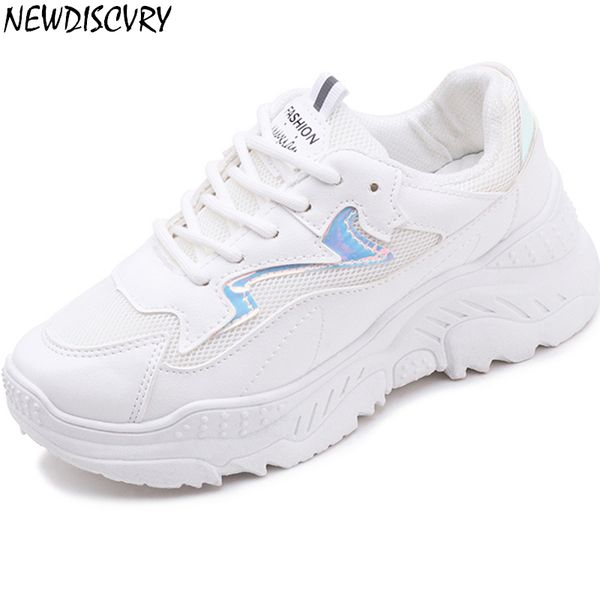 newdiscvry mesh women flat chunky sneakers 2019 fashion breathable women's platform dad trainers thick sole woman shoes white y200424, Black
newdiscvry mesh women flat chunky sneakers 2019 fashion breathable women's platform dad trainers thick sole woman shoes white y200424, Black