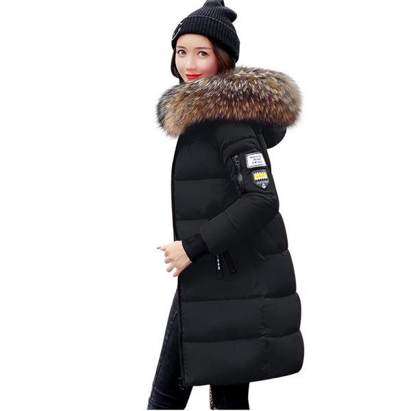 real fur 2017 winter coat women real raccoon fur collar warm woman parka long outerwear down jacket winter jacket female coat, Black
real fur 2017 winter coat women real raccoon fur collar warm woman parka long outerwear down jacket winter jacket female coat, Black