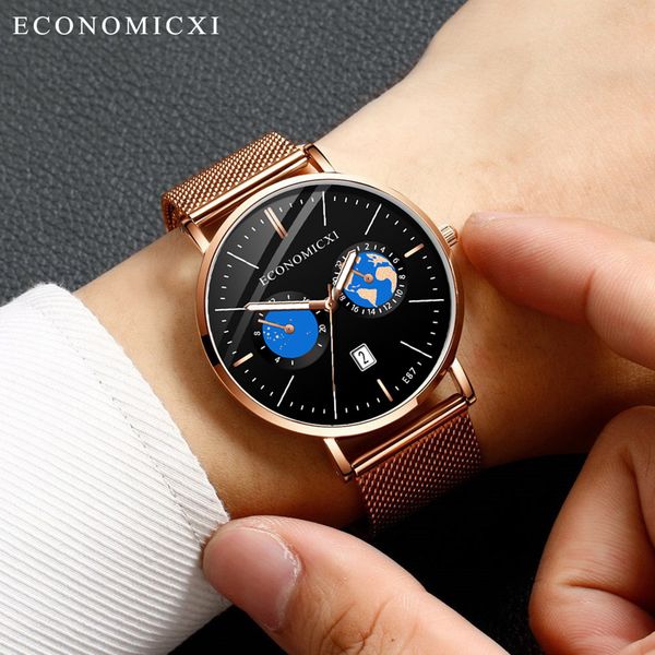 men's watch bayan kol saati fashion simple stainless steel with luminous small dial men's quartz watch zegarek damski b4, Slivery;brown
men's watch bayan kol saati fashion simple stainless steel with luminous small dial men's quartz watch zegarek damski b4, Slivery;brown