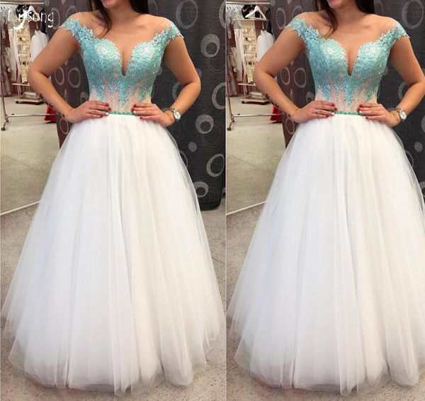 fashion tulle prom dress prom girls event dress of the day graduation elegant dress evening floor length lace scoop prom gown custom made, Black
fashion tulle prom dress prom girls event dress of the day graduation elegant dress evening floor length lace scoop prom gown custom made, Black