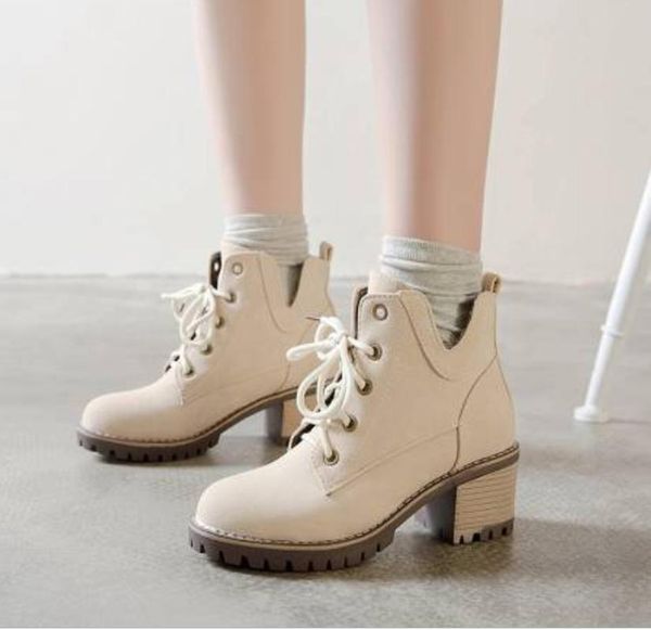boots us4-11 womens ankle lace up block high heel punk motorcycle oxfords shoes black brown beige warm winter plus size
boots us4-11 womens ankle lace up block high heel punk motorcycle oxfords shoes black brown beige warm winter plus size