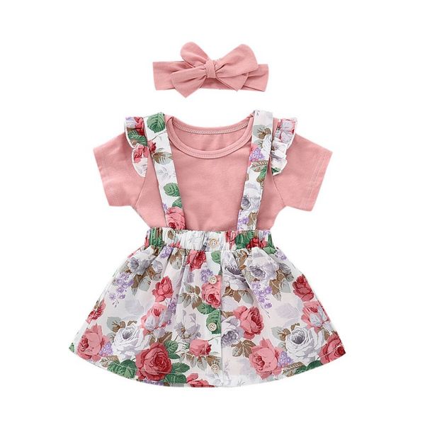 3pcs baby girls clothes sets summer princess party outfits romper flower strap dress headbands toddler infant girl clothing, White
3pcs baby girls clothes sets summer princess party outfits romper flower strap dress headbands toddler infant girl clothing, White