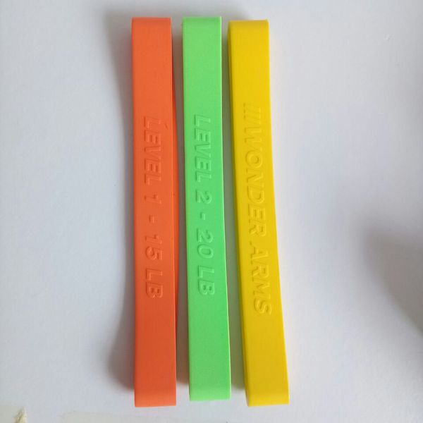 3 bands for arm strength grip