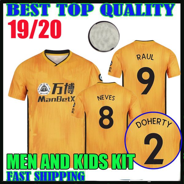 19 20 wolverhampton wanderer occer jer ey 2019 2020 wolve cami eta home ai boly raul neve doherty men and kid kit football hirt
19 20 wolverhampton wanderer occer jer ey 2019 2020 wolve cami eta home ai boly raul neve doherty men and kid kit football hirt