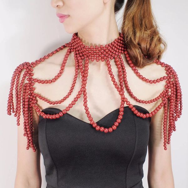 new women chunky statement necklace necklace bib collar choker handmade pearl necklaces maxi jewelry party body neck deco gifts, Silver
new women chunky statement necklace necklace bib collar choker handmade pearl necklaces maxi jewelry party body neck deco gifts, Silver