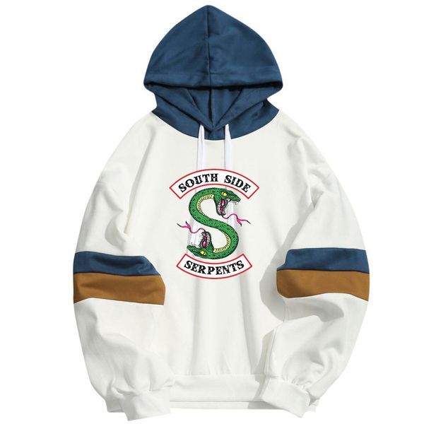 spring summer tv south side serpents men women hooded streetwear patchwork hoodies sweatshirt pullover clothes, Black
spring summer tv south side serpents men women hooded streetwear patchwork hoodies sweatshirt pullover clothes, Black