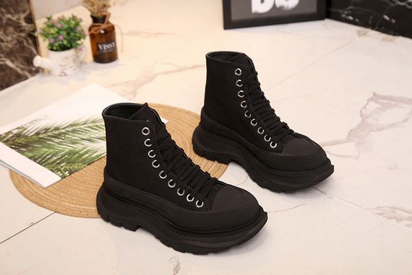 tread slick boots 2020new muffin shoes thick soled increase canvas high shoes for woman little chap shoes, Black
tread slick boots 2020new muffin shoes thick soled increase canvas high shoes for woman little chap shoes, Black