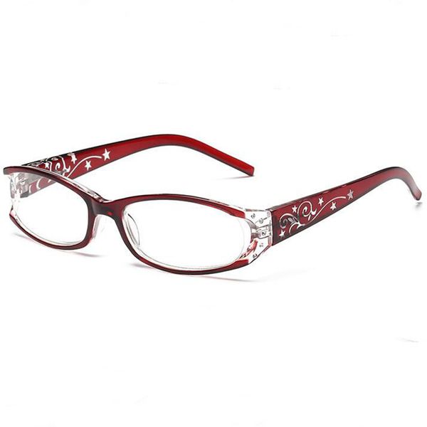 women's reading glasses elegant red anti-radiation belt drilling telescope r240, White;black
women's reading glasses elegant red anti-radiation belt drilling telescope r240, White;black