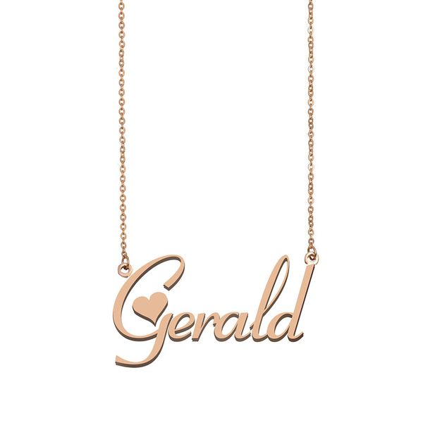 gerald name necklace pendant for women girlfriend gifts custom nameplate children friends jewelry 18k gold plated stainless steel, Silver
gerald name necklace pendant for women girlfriend gifts custom nameplate children friends jewelry 18k gold plated stainless steel, Silver
