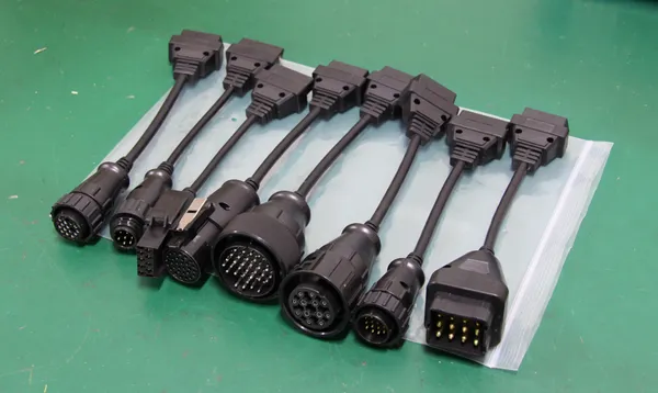 

obd obd2 car diagnostics truck cables full set 8 pcs car cables for tcs cdp/multidiag pro obd ii scanner cable adapter