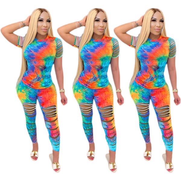 women's dye tie print 2 piece outfit casual short sleeve t-shirts bodycon hollow out long pants set jumpsuit rompers, White
women's dye tie print 2 piece outfit casual short sleeve t-shirts bodycon hollow out long pants set jumpsuit rompers, White