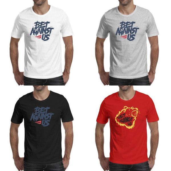 mens julian edelman je11 bet against us blue fashion t shirt printing cool cotton shirts humorous short sleeve tees bear white back view, White;black
mens julian edelman je11 bet against us blue fashion t shirt printing cool cotton shirts humorous short sleeve tees bear white back view, White;black