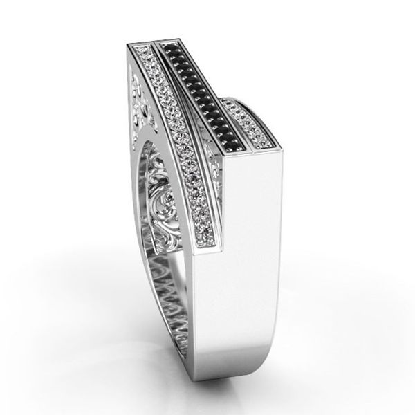 female black white zircon stone rings irregular geometric cocktail party ring women engagement fashion ring crl1603, Golden;silver
female black white zircon stone rings irregular geometric cocktail party ring women engagement fashion ring crl1603, Golden;silver