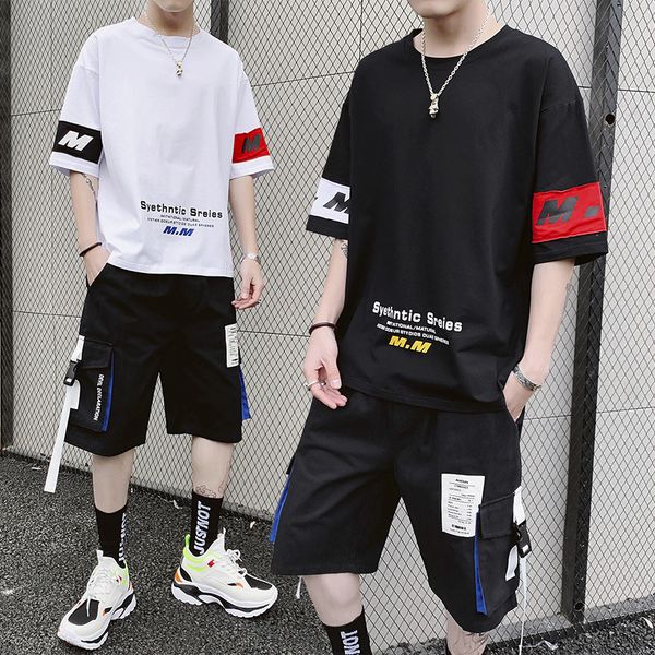 suit men's casual short sleeve t-shirt 2020 summer new korean shorts men's fashion brand sportswear handsome, Gray
suit men's casual short sleeve t-shirt 2020 summer new korean shorts men's fashion brand sportswear handsome, Gray