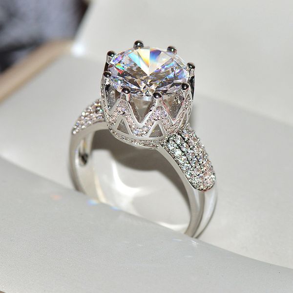 classic eight claws round zircon rings for women luxury full shiny cubic zirconia engagement rings fashion bridal jewelry anel, Slivery;golden
classic eight claws round zircon rings for women luxury full shiny cubic zirconia engagement rings fashion bridal jewelry anel, Slivery;golden