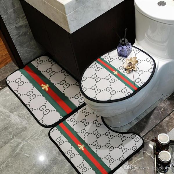 latest bee stripe printed room mats ins style designer toilet seat cover classic non-slip pattern bathroom accessories
latest bee stripe printed room mats ins style designer toilet seat cover classic non-slip pattern bathroom accessories