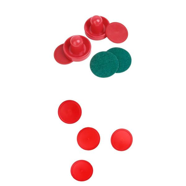 plastic air hockey pushers and pucks combination packages, hockey replacement sets for game tables equipment accessories
plastic air hockey pushers and pucks combination packages, hockey replacement sets for game tables equipment accessories