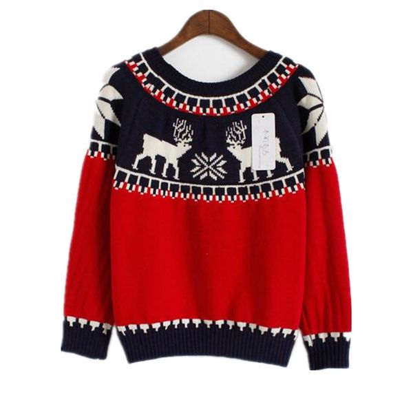 women's christmas sweaters 2016 new autumn winter deer print knit o neck pullovers long sleeves shirts girls casual, White;black
women's christmas sweaters 2016 new autumn winter deer print knit o neck pullovers long sleeves shirts girls casual, White;black