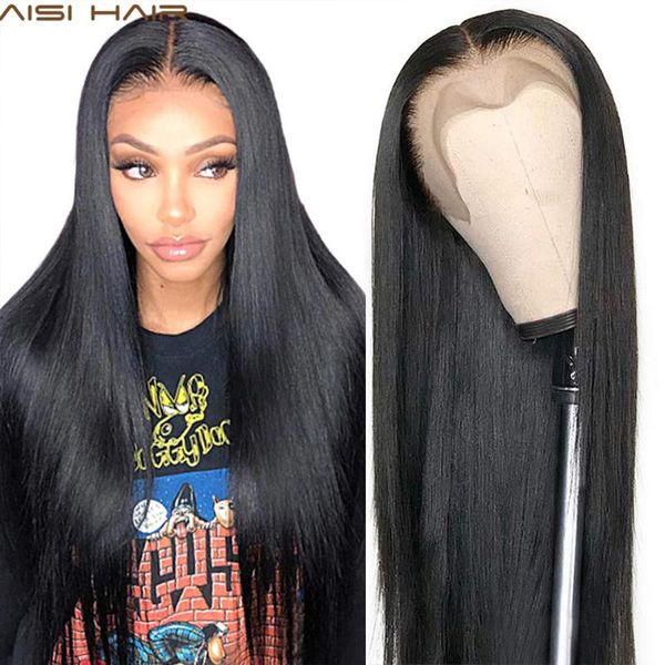 aisi hair long black straight synthetic wig 13×6 lace front wigs for black women natural hairline heat resistant fiber hair wig
aisi hair long black straight synthetic wig 13×6 lace front wigs for black women natural hairline heat resistant fiber hair wig