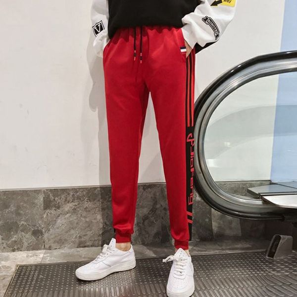 casual red white sweatpants baggy harem pants men plus size streetwear hip hop joggers pants men loose ankle length trousers, Black
casual red white sweatpants baggy harem pants men plus size streetwear hip hop joggers pants men loose ankle length trousers, Black