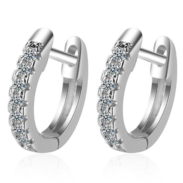 cute small 925 sterling silver earrings dazzling single row zircon round stud earrings for women engagement classic jewelry, Golden;silver
cute small 925 sterling silver earrings dazzling single row zircon round stud earrings for women engagement classic jewelry, Golden;silver