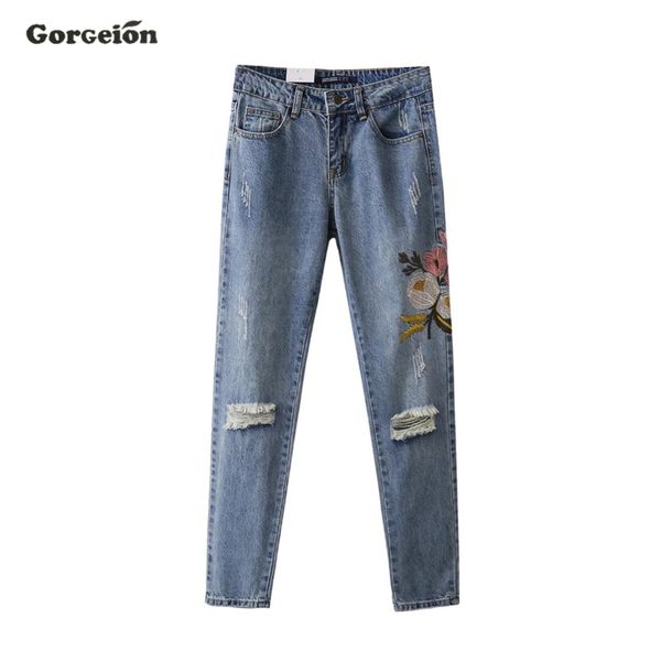 gorgeion женщины рваные джинсы вышивка 2020 винтажная женский тощий синий denim брюки мода дыры карандаш джинсы n-32, Blue
gorgeion женщины рваные джинсы вышивка 2020 винтажная женский тощий синий denim брюки мода дыры карандаш джинсы n-32, Blue