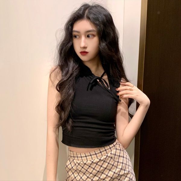 2020 slim short t-shirt female design sense minority foreign style lace-ethnic group lace nationality sleeveless top, White
2020 slim short t-shirt female design sense minority foreign style lace-ethnic group lace nationality sleeveless top, White
