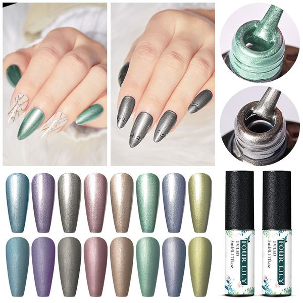 four lily rose gold green silver metallic mirror effect nail gel polish soak off nail polish gel vernish semi permanent, Red;pink
four lily rose gold green silver metallic mirror effect nail gel polish soak off nail polish gel vernish semi permanent, Red;pink