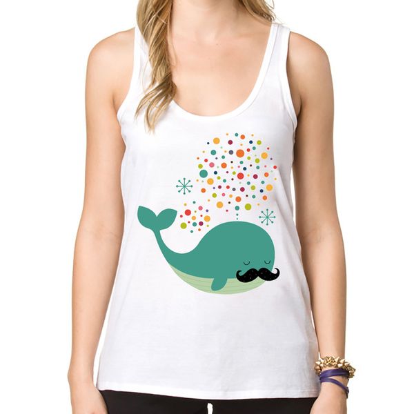2020 dots art design women tank hedgehog/ peacock/ sea turtle printed basic vest for girl novelty funny camisoles, White
2020 dots art design women tank hedgehog/ peacock/ sea turtle printed basic vest for girl novelty funny camisoles, White