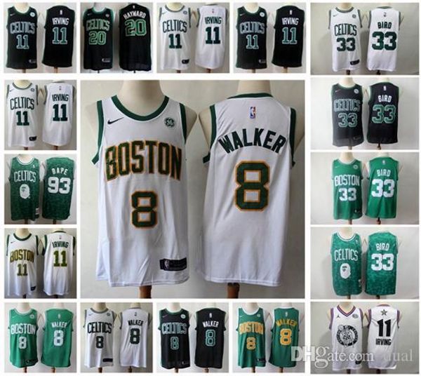 mens 8 kemba walker boston celtics city green edition basketball jersey 20 gordon hayward 33 larry bird 11 kyrie irving nba jerseys, Black
mens 8 kemba walker boston celtics city green edition basketball jersey 20 gordon hayward 33 larry bird 11 kyrie irving nba jerseys, Black