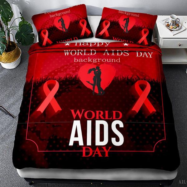 world aids bedding set duvet cover single twin king bed linen comforter bedding sets bedclothes bed set(no sheet
world aids bedding set duvet cover single twin king bed linen comforter bedding sets bedclothes bed set(no sheet