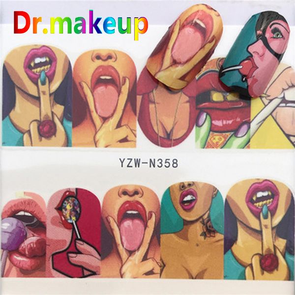 dr.makeup 1 sheet diy marvel nail art stickers 3d full cover cartoon lip gloss water transfer sticker manicure nail art decals, Black
dr.makeup 1 sheet diy marvel nail art stickers 3d full cover cartoon lip gloss water transfer sticker manicure nail art decals, Black