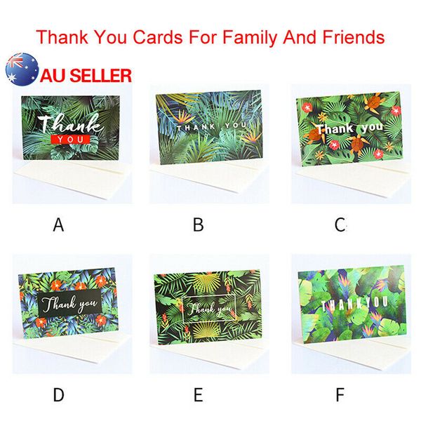 faroot 6pcs thank you cards with matching envelopes romantic floral & leaf 6 styles graceful eco-friendly decor cards
faroot 6pcs thank you cards with matching envelopes romantic floral & leaf 6 styles graceful eco-friendly decor cards