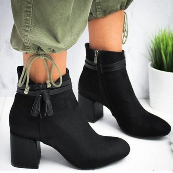 2 colour winter autumn botas shoes casual women high heels pumps warm ankle boots mujer zapatos size 35-43 mx200324, Black
2 colour winter autumn botas shoes casual women high heels pumps warm ankle boots mujer zapatos size 35-43 mx200324, Black
