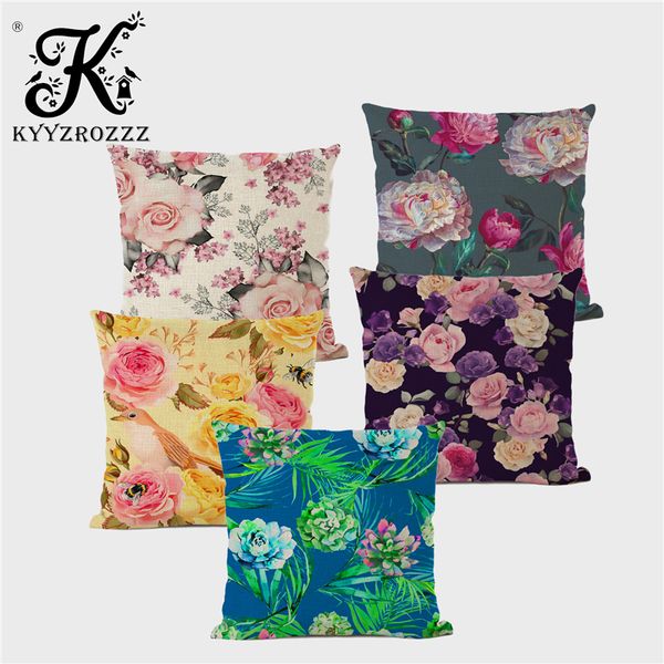 linen plant cushion cover rose flower pillowcase home chair sofa decoration oil painting flower pillowcase capa de almofada45x45
linen plant cushion cover rose flower pillowcase home chair sofa decoration oil painting flower pillowcase capa de almofada45x45