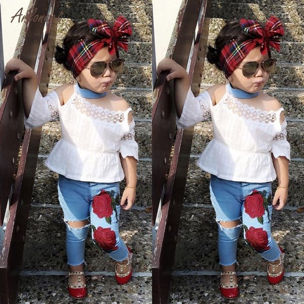 arloneet toddler дети девочки кружева топы цветочные джинсовые брюки джинсы наряды набор одежда _f8 y190522, White
arloneet toddler дети девочки кружева топы цветочные джинсовые брюки джинсы наряды набор одежда _f8 y190522, White