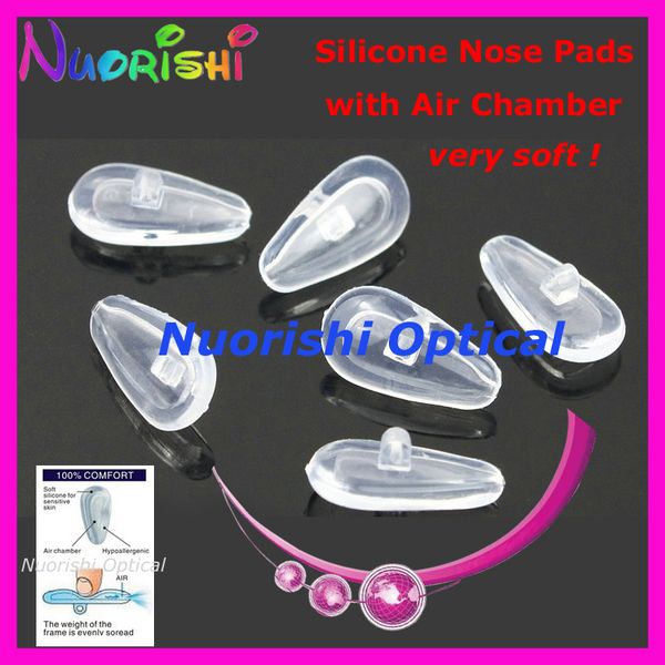 super soft with air chamber silicone nose pads eyeglass eyewear glasses screw-in push-in air nose pads accessories ing, Black
super soft with air chamber silicone nose pads eyeglass eyewear glasses screw-in push-in air nose pads accessories ing, Black