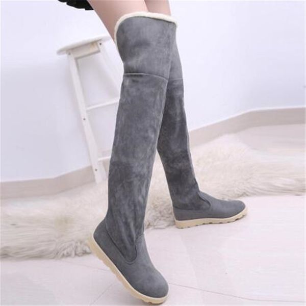 new winter models snow boots women over the knee shoes female in tube long boots feminino, Black
new winter models snow boots women over the knee shoes female in tube long boots feminino, Black